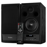 Колонки SVEN MC-10 Black, 2.0 / 2x25W RMS, Bluetooth v. 2.1 +EDR, Цифровой LED-дисплей, FM-тюнер, USB, SD, пульт Колонки SVEN MC-10 Black, 2.0 / 2x25W RMS, Bluetooth v. 2.1 +EDR, Цифровой LED-дисплей, FM-тюнер, USB, SD, пульт